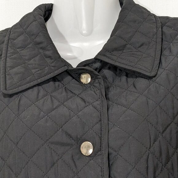MICHAEL KORS Black Quilted  Women's Jacket Size M - Picture 3 of 10